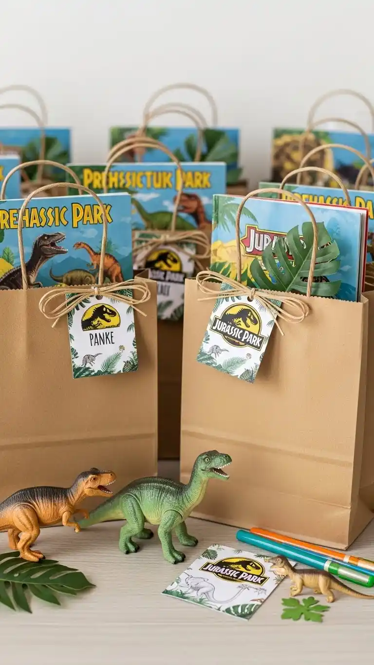 Jurassic Park Party: 21 Fun Ideas to Bring Dinosaurs to Life 24 20. Prehistoric Party Favors
