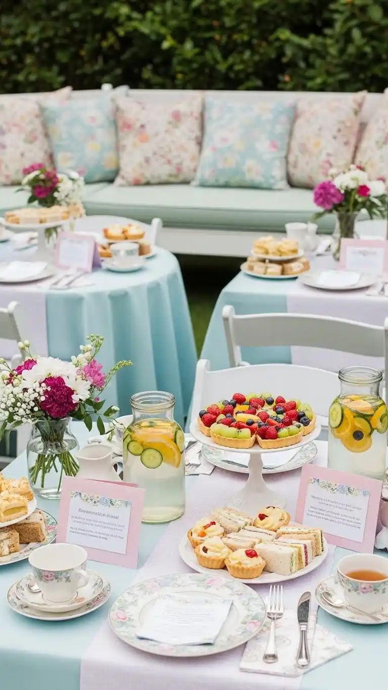 27 Creative Summer Birthday Party Ideas for Adults 25 21. Summer Tea Party Gathering