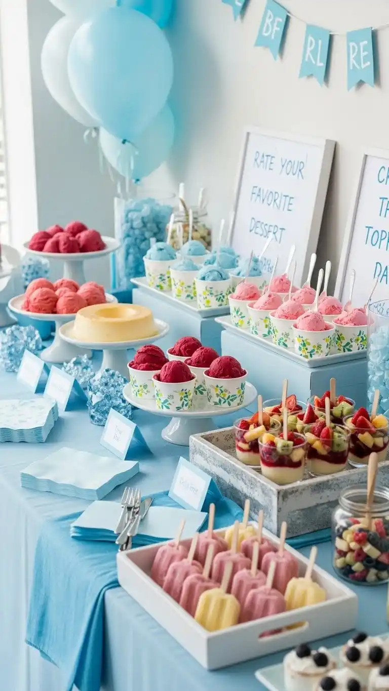 27 Creative Summer Birthday Party Ideas for Adults 27 23. Cooling Dessert-Only Celebration