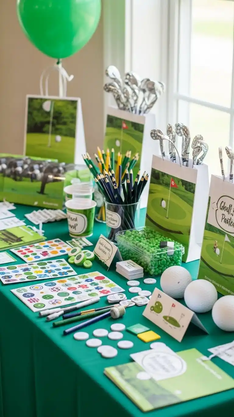 23 Creative Golf Themed Birthday Party Ideas That Wow 27 23. Golf-Themed Goodie Bag Station