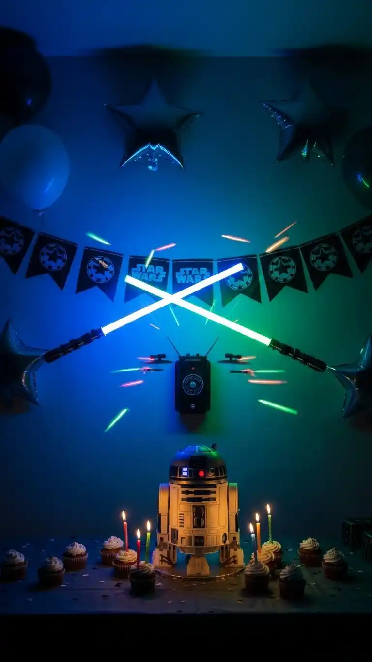21 Star Wars Birthday Party Ideas for Adults That Wow 7 3. Interactive Lightsaber Training Experience