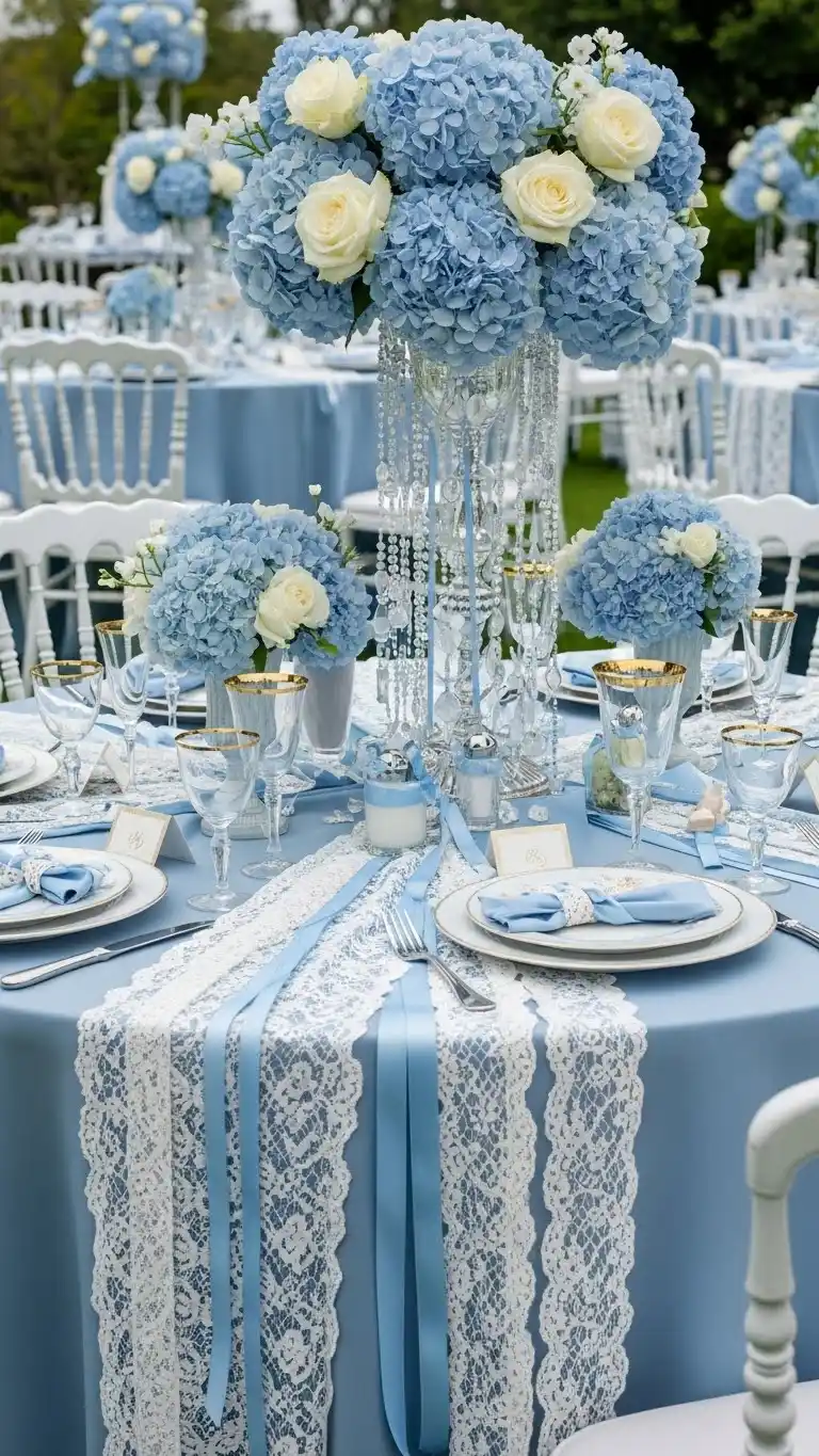 Bridgerton Party Theme Ideas for a Regal Celebration 8 4. Bridgerton Blue Signature Style