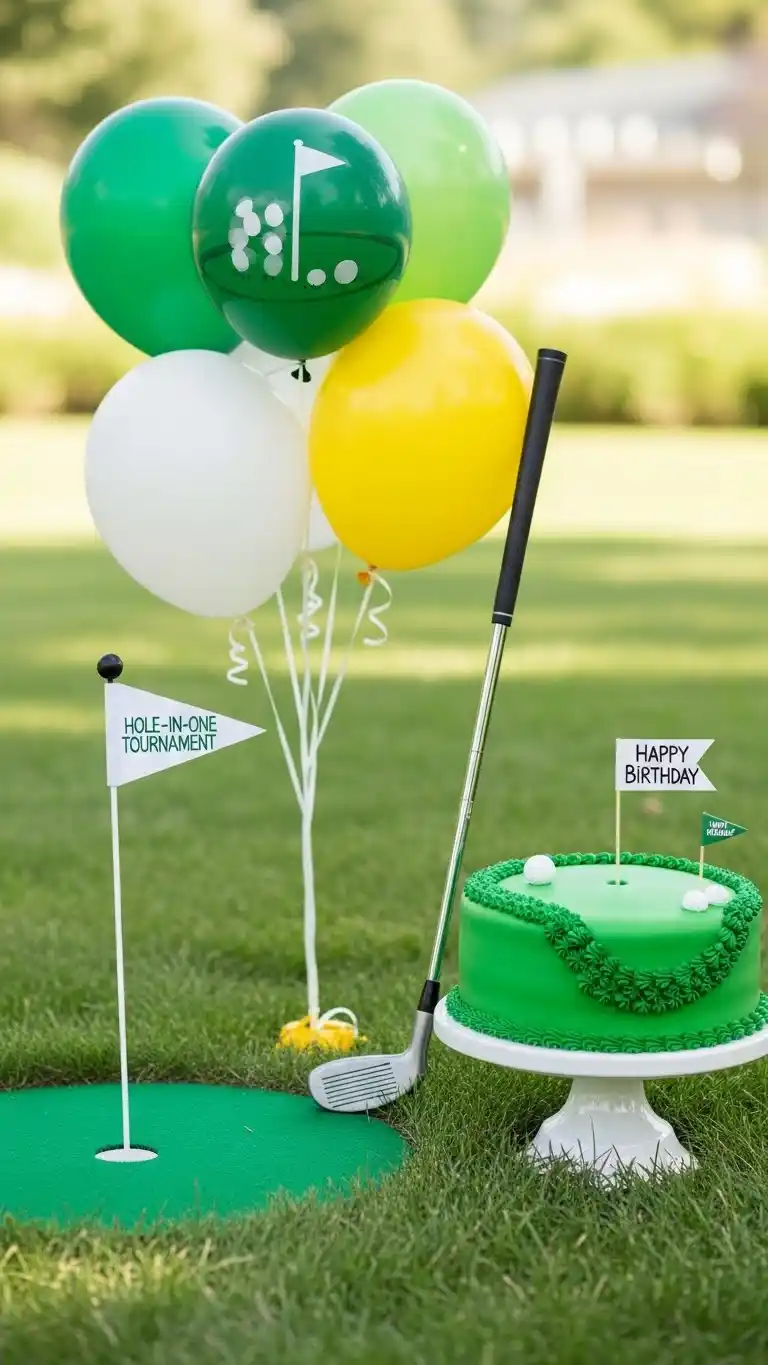 23 Creative Golf Themed Birthday Party Ideas That Wow 8 4. Hole-in-One Tournament Party
