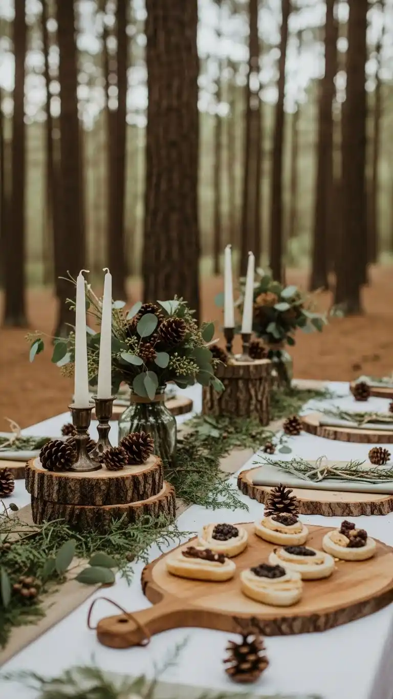 Fall Birthday Party Ideas for Adults That Wow 8 4. Woodland Forest-Inspired Celebration