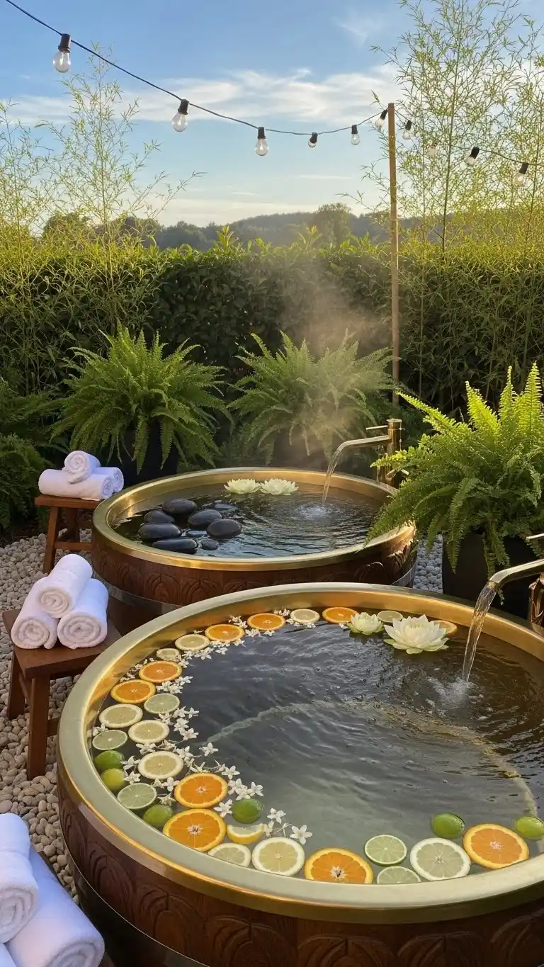 27 Creative Summer Birthday Party Ideas for Adults 10 6. DIY Outdoor Spa Birthday