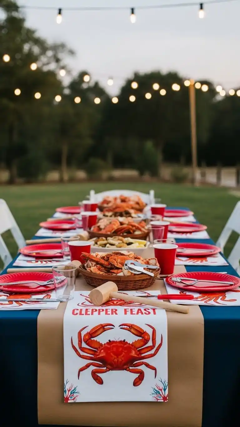Seafood Boil Party Themes for Every Occasion 11 7. Crab Feast Celebration Night