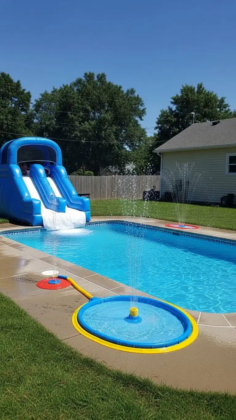 Summer Pool Party Ideas: 19 Fun Ways to Splash 12 8. DIY Waterpark Adventure Day