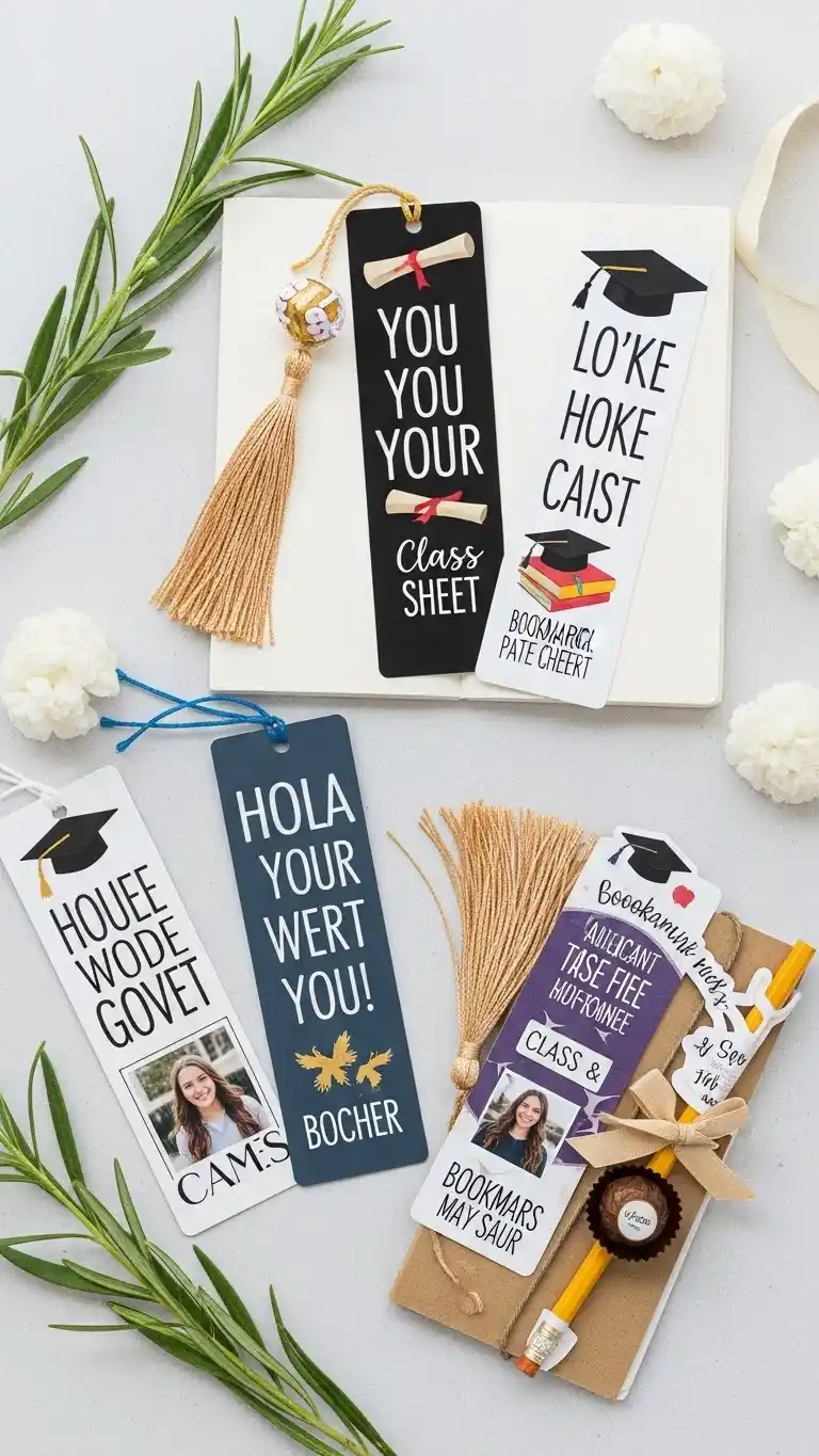 25 Graduation Party Favors for Guests Ideas That Wow Everyone 13 9. DIY Bookmark Favors