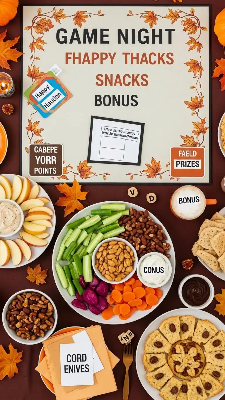 Fall Birthday Party Ideas for Adults That Wow 13 9. Fall-Inspired Game Night with Themed Snacks