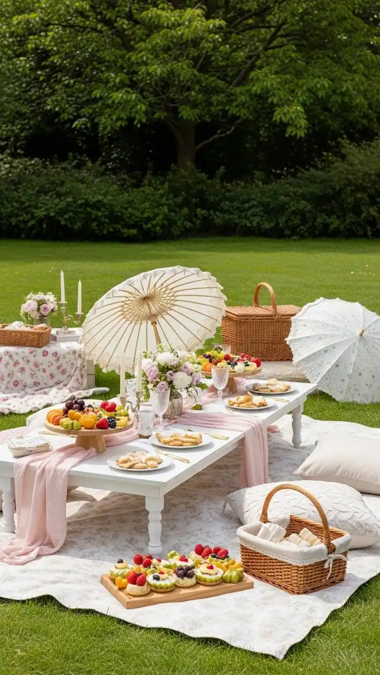 Bridgerton Party Theme Ideas for a Regal Celebration 13 9. Regency Afternoon Leisure Picnic