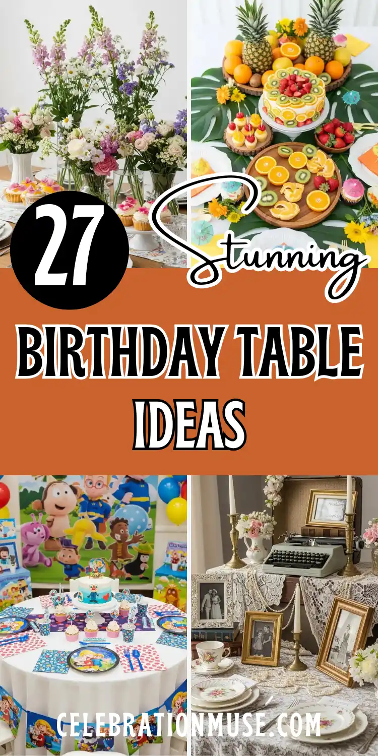 Birthday Table Ideas for a Memorable Celebration 2 Birthday Table