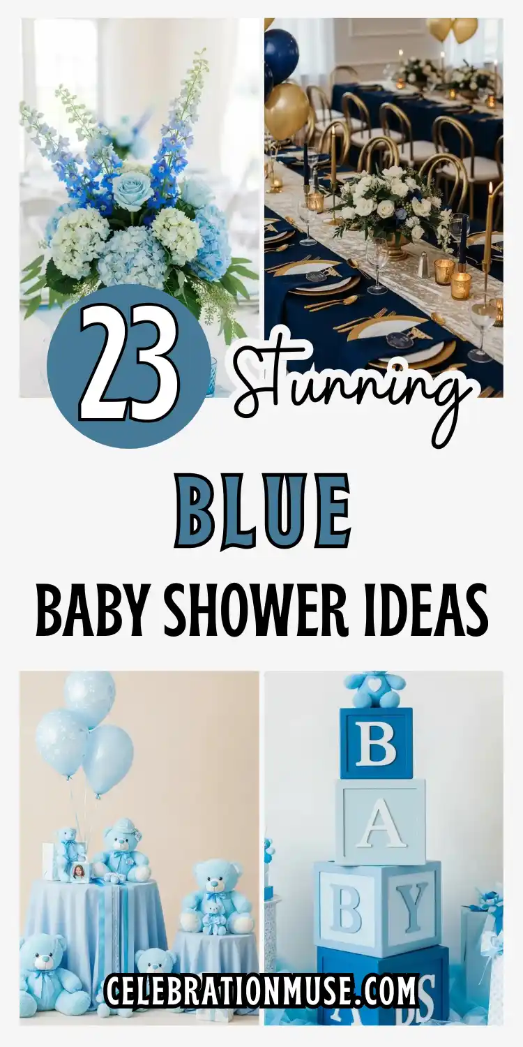 Blue Baby Shower Ideas: 23 Sweet & Stylish Looks 2 Blue Baby Shower