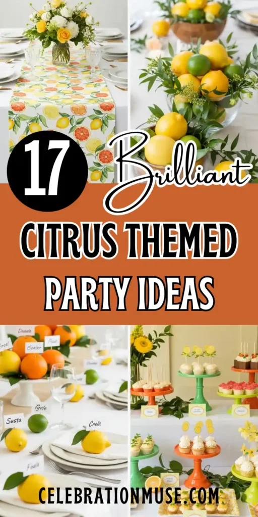 17 Fresh & Fun Citrus Themed Party Inspirations 2 Citrus Themed Party
