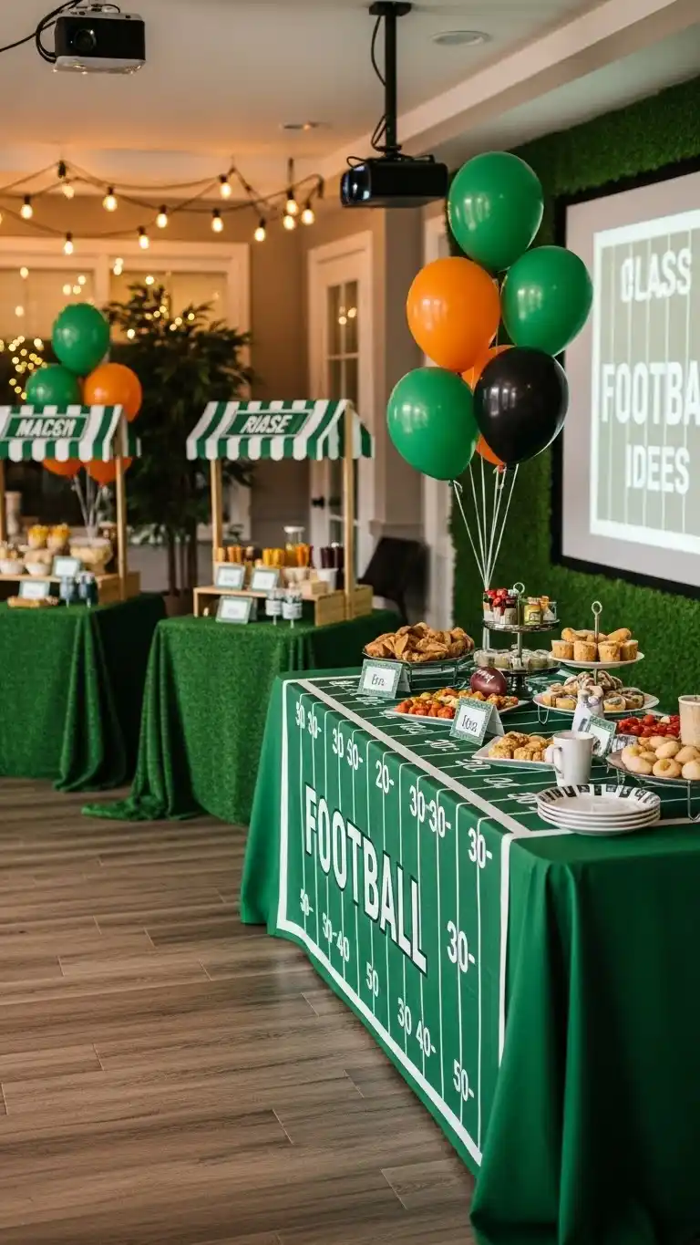 Score Big with These 23 Football Party Ideas 4 How to Choose a Theme, Color Palette, and Setup for Your Game Day