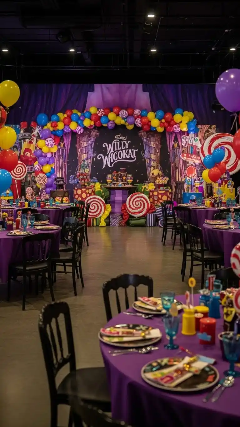Fun & Colorful Willy Wonka Birthday Party Ideas 4 How to Create a Seamless Willy Wonka Atmosphere