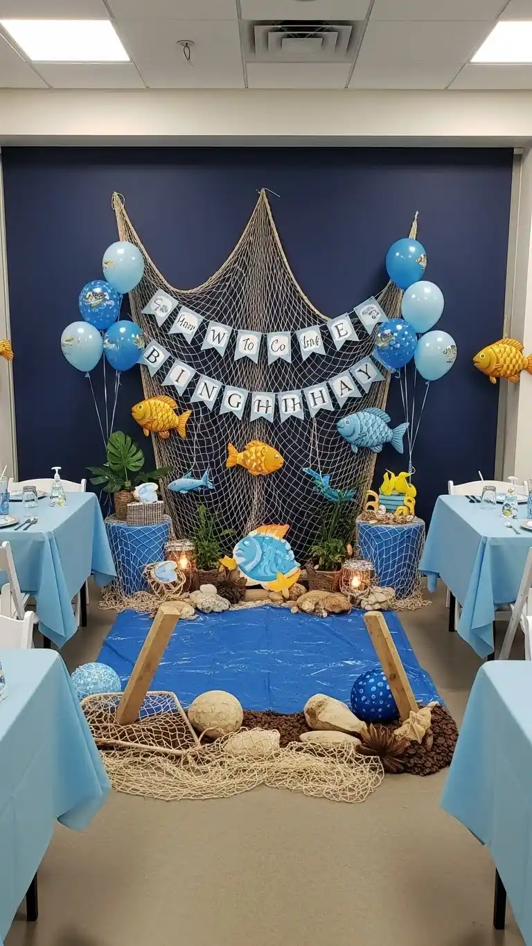 Fishing Birthday Party Ideas for Outdoor Fun 4 How to Create an Immersive Fishing Birthday Party Atmosphere
