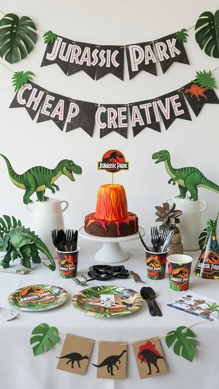 Jurassic Park Party: 21 Fun Ideas to Bring Dinosaurs to Life 4 Jurassic Park Party Hacks: Cheap & Creative