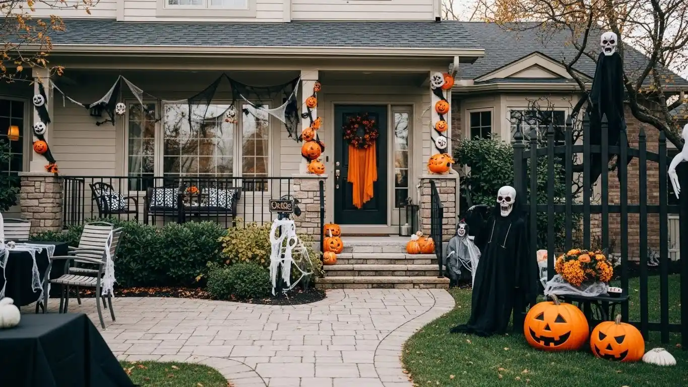 Outdoor Halloween Party Decor