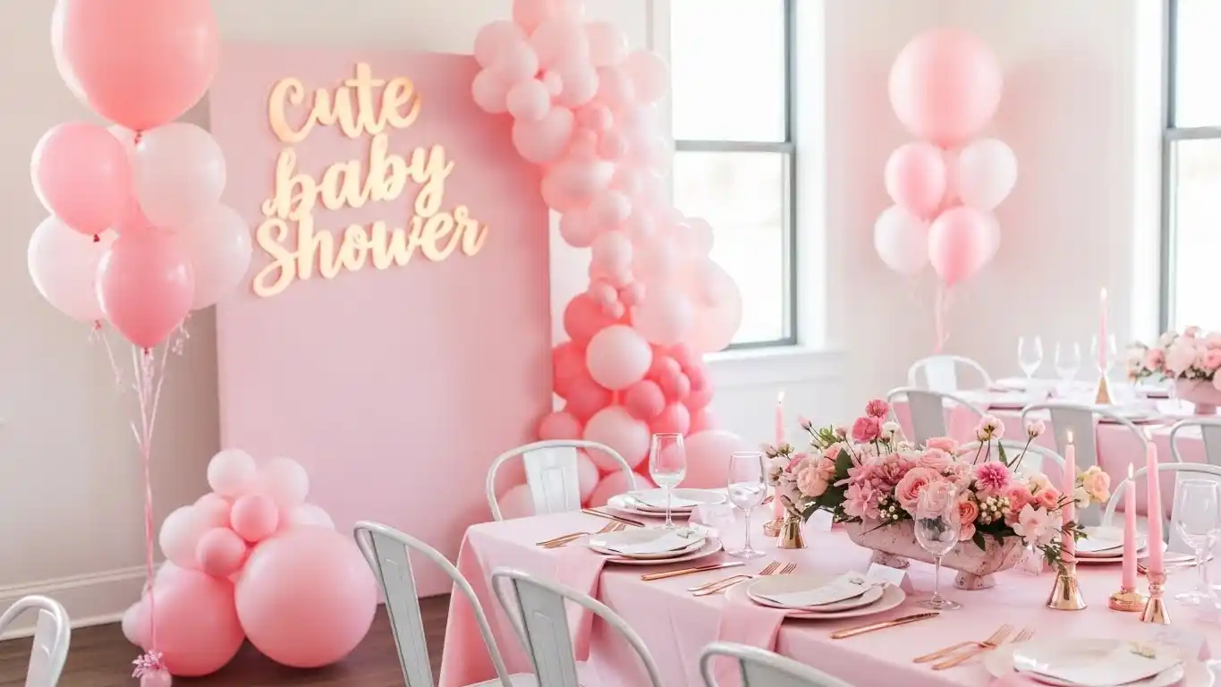 Pink Baby Shower: 25 Stylish Party Inspirations 1 Pink Baby Shower Ideas