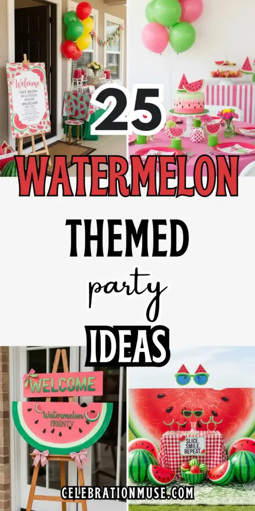 25 Fun Watermelon Themed Party Ideas for a Sweet Celebration 2 Watermelon Themed Party