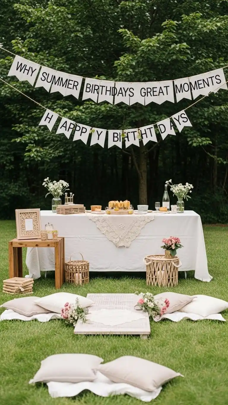 27 Creative Summer Birthday Party Ideas for Adults 3 Why Summer Birthdays Create Great Moments