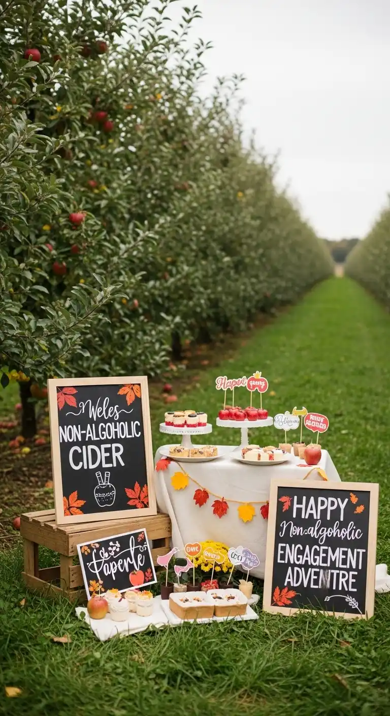 15 Creative Fall Engagement Party Ideas to Try 14 10. Apple Orchard Adventure