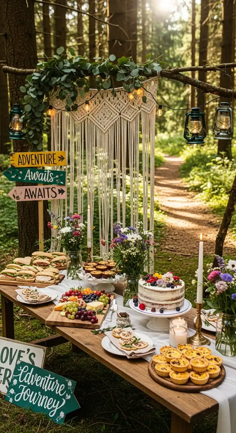 Outdoor Engagement Party Ideas for Every Style 17 13. Nature Trail Adventure Party