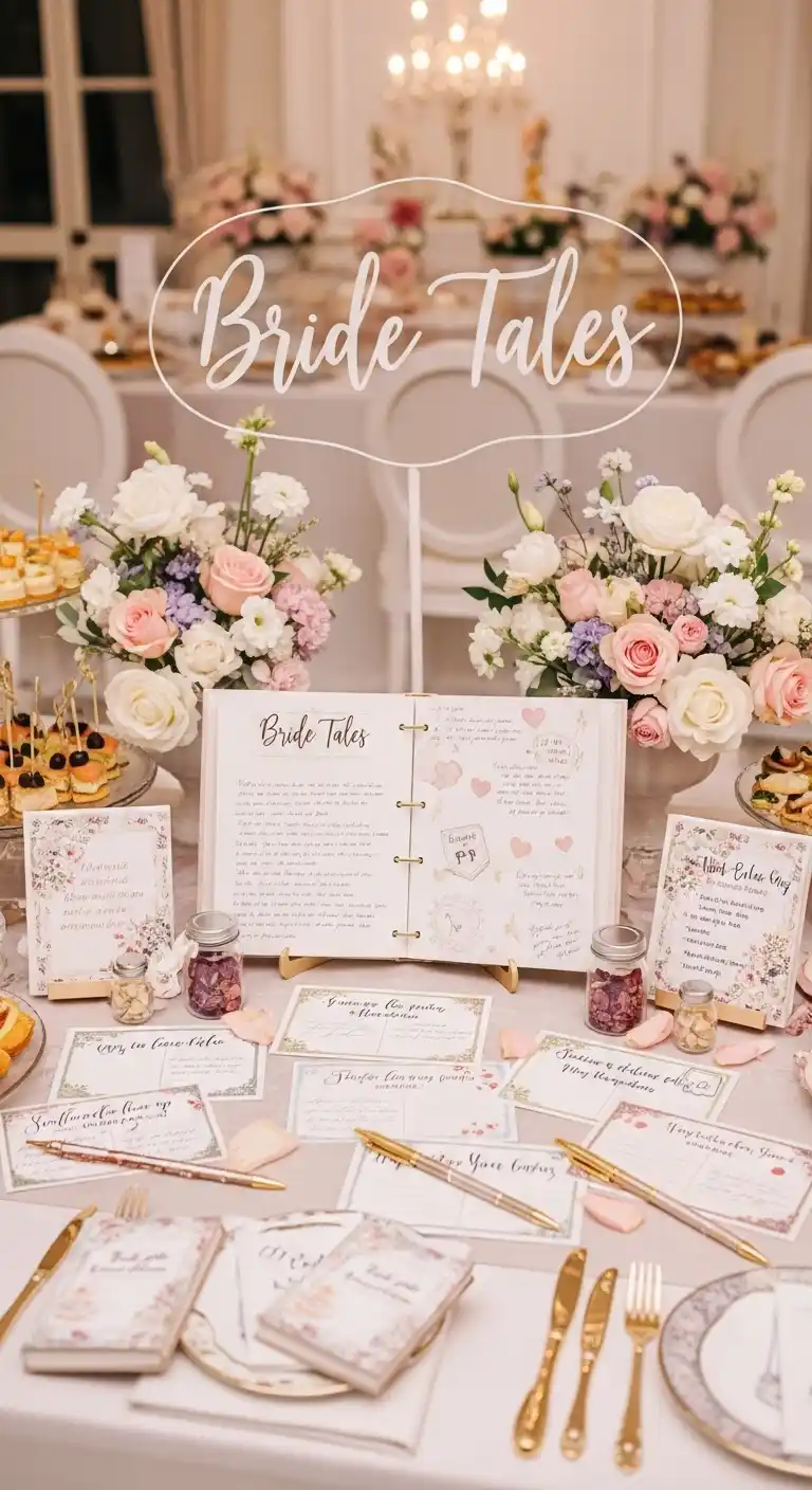 Top Fun Bridal Shower Party Ideas to Try This Year 19 15. Interactive Storytelling or “Bride Tales”