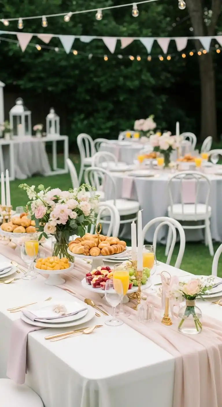 15 Fun Backyard Bridal Shower Ideas to Try 9 5. Garden Brunch Party