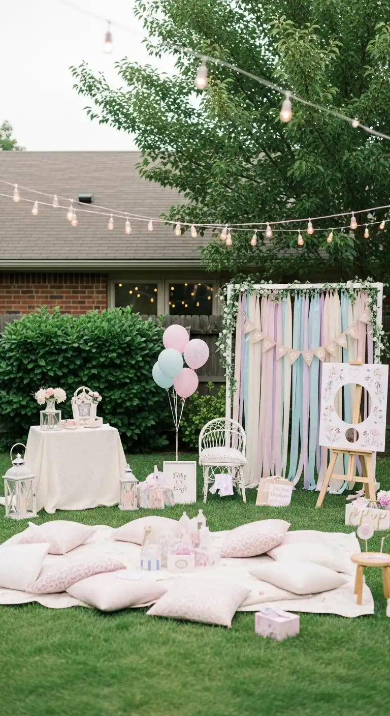 15 Fun Backyard Bridal Shower Ideas to Try 10 6. Fairy Tale Inspired Theme