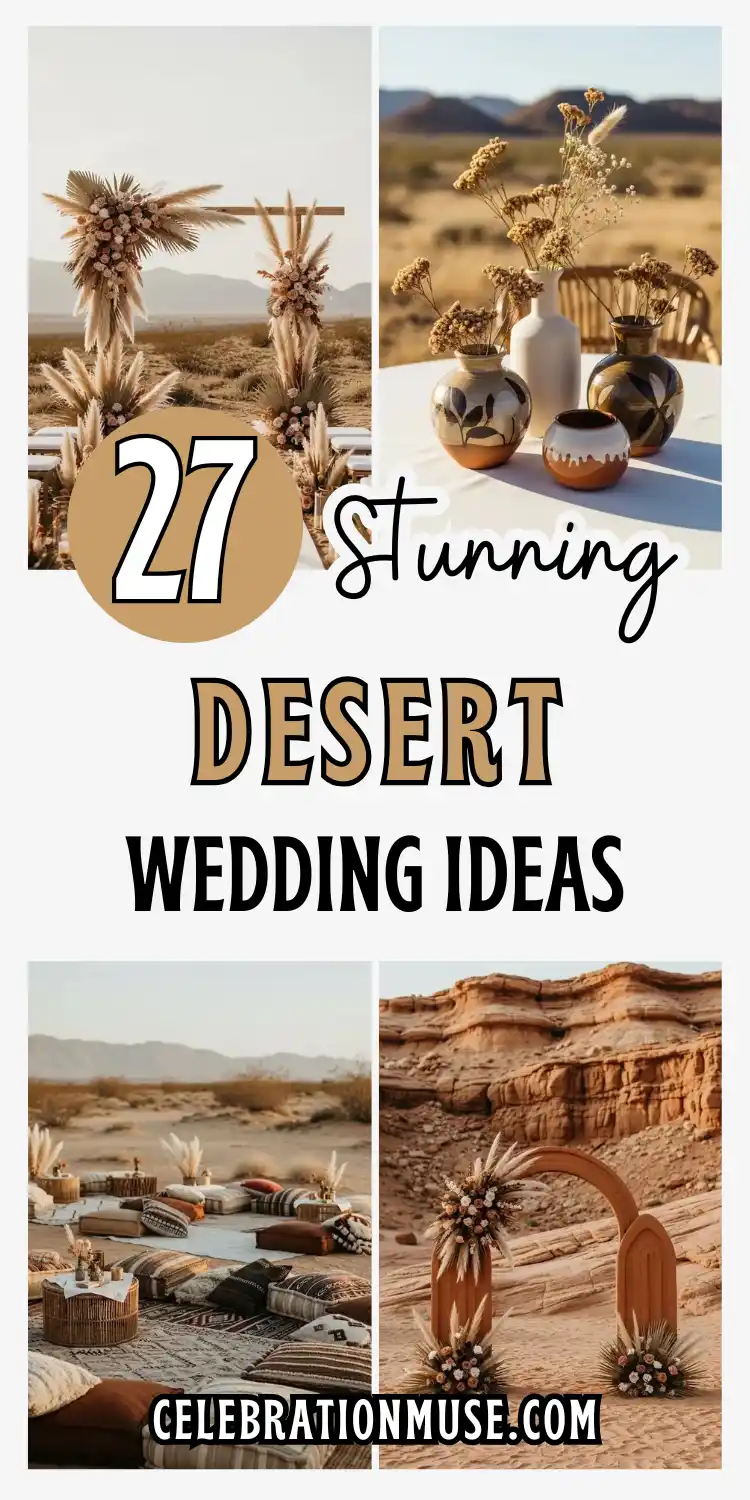 Desert Wedding Ideas That Bring Elegant, Rustic Charm to Your Big Day 2 Desert Wedding Ideas