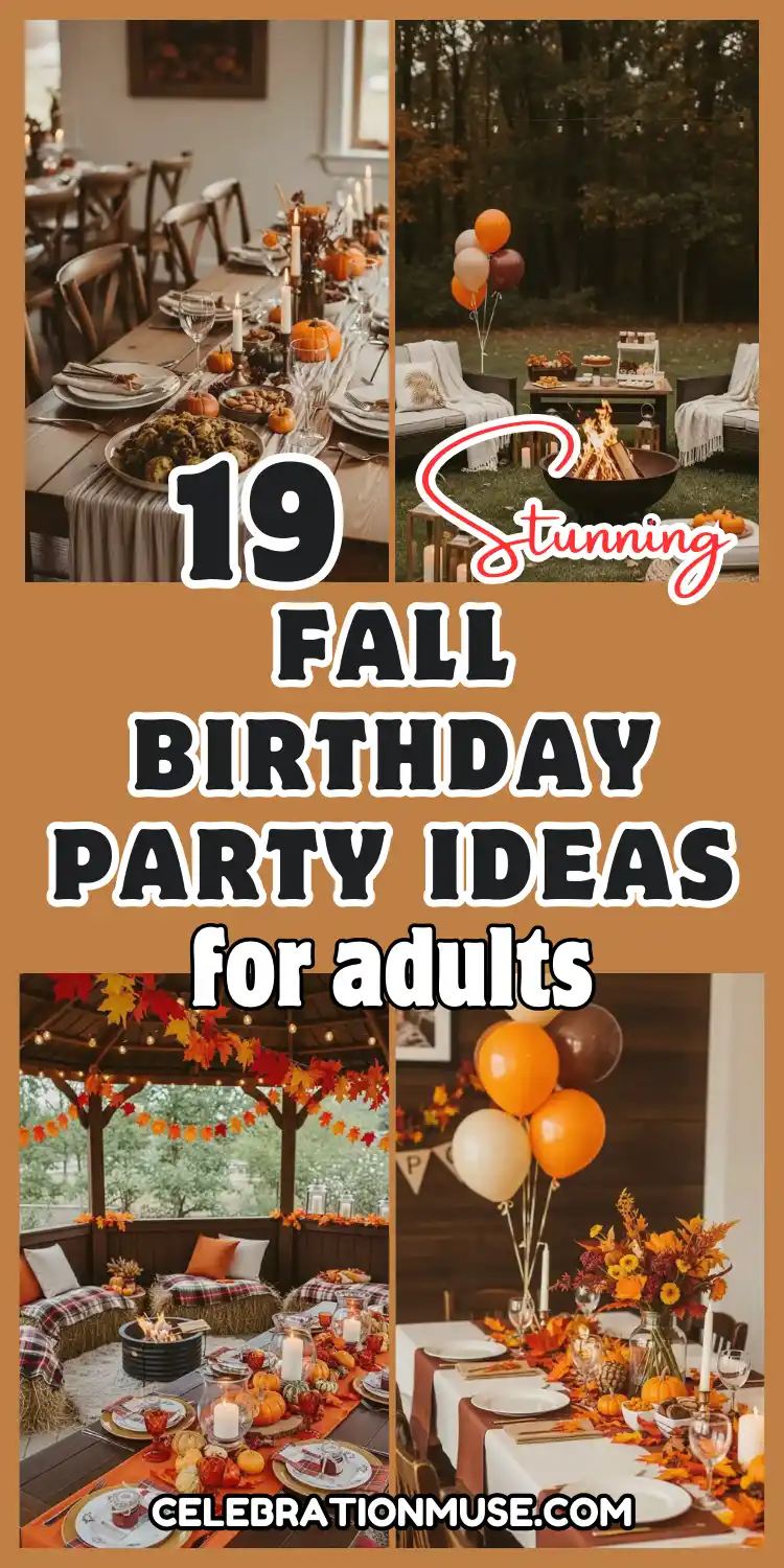 Fall Birthday Party Ideas for Adults That Wow 2 Fall Birthday Party for adults