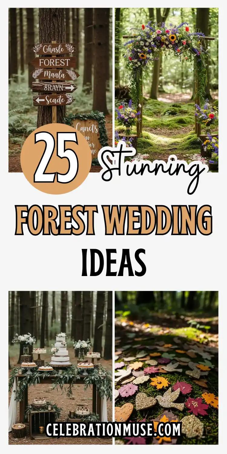 Forest Wedding Ideas: 25 Ways to Celebrate Amid Nature 2 Forest Wedding Ideas