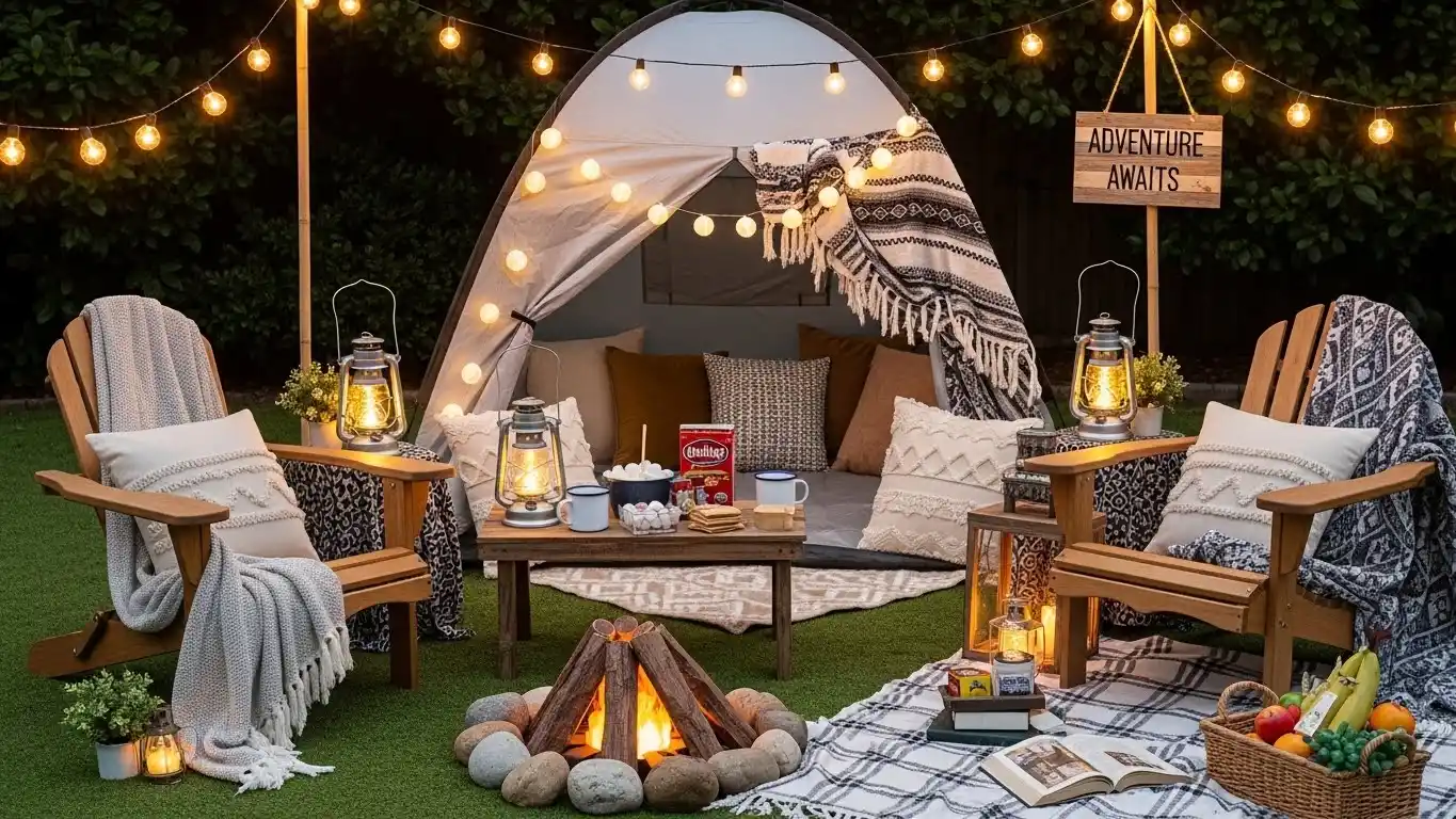 How To Decorate For Camping Theme