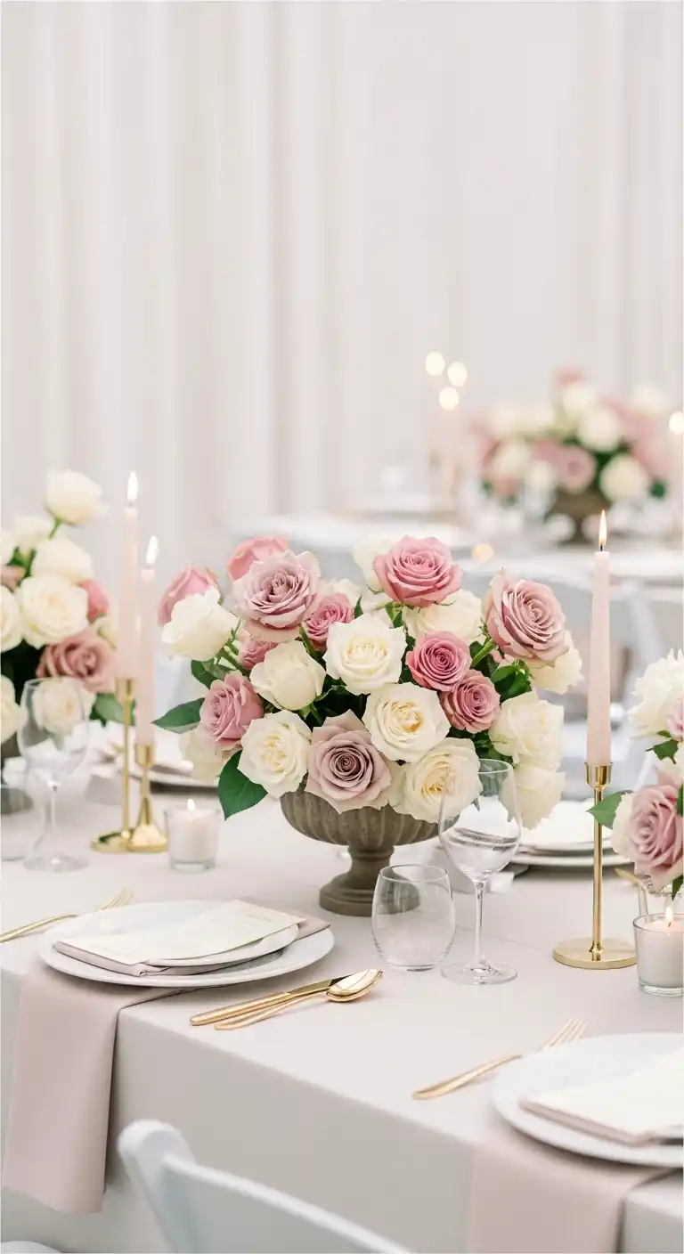 Charming Bridal Shower Floral Theme Ideas for Any Style 5 1. Classic Rose Bridal Shower Floral Theme