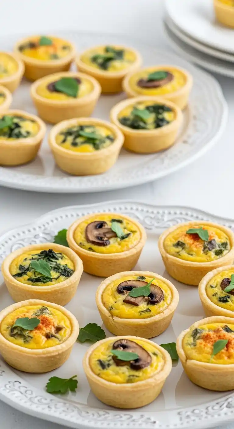 17 Easy Bridal Shower Menu Ideas to Try 5 1. Mini Quiche Bites for a Delightful Start
