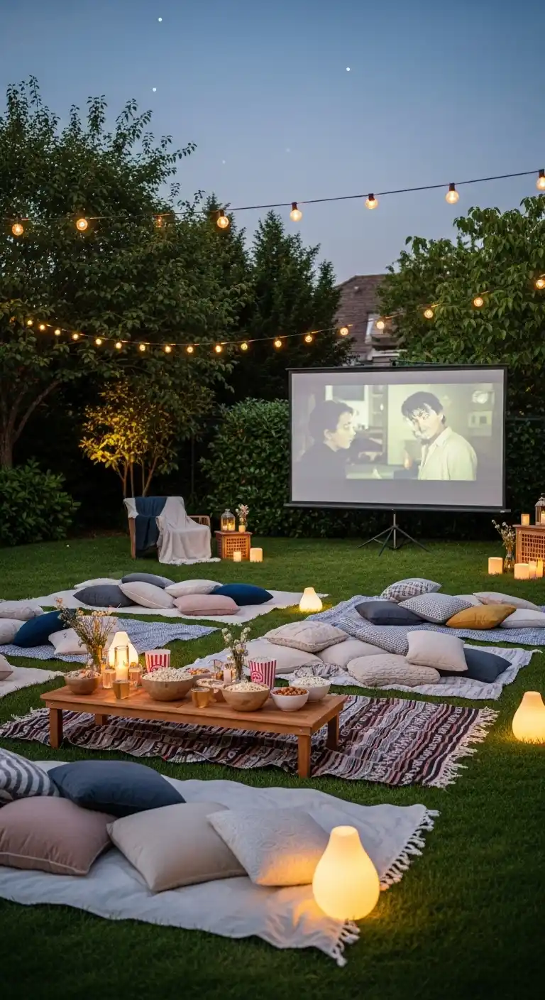Easy 17th Birthday Party Ideas for Teens 5 1. Outdoor Movie Night Under the Stars
