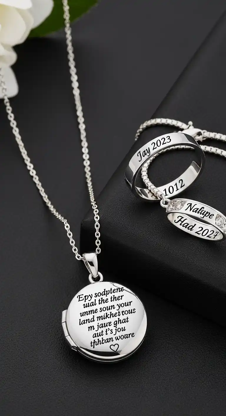 20 Creative Wedding Anniversary Gift Ideas 5 1. Personalized Jewelry with Engraving