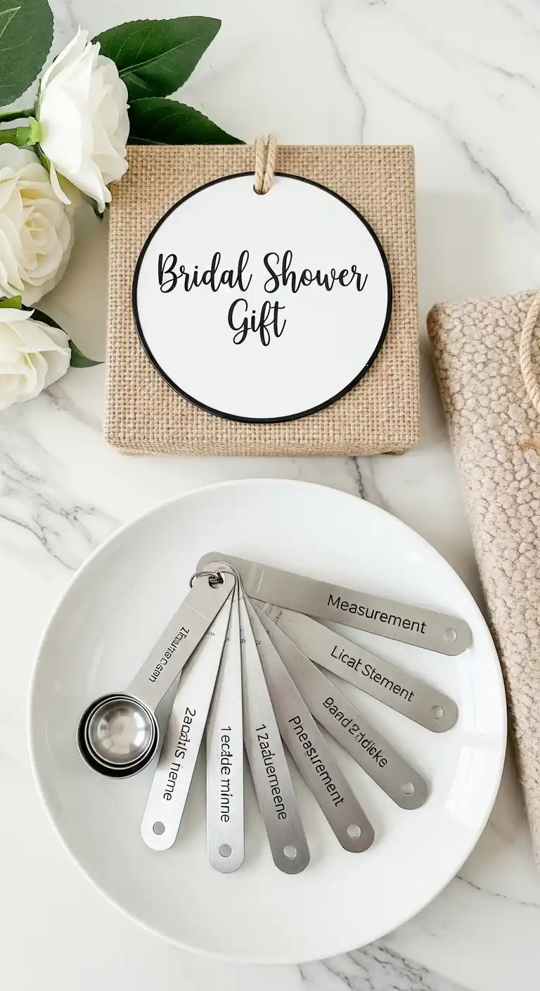 17 Bridal Shower Gifts She’ll Truly Love 14 10. Customized Kitchen Measurement Set Bridal Shower Gift