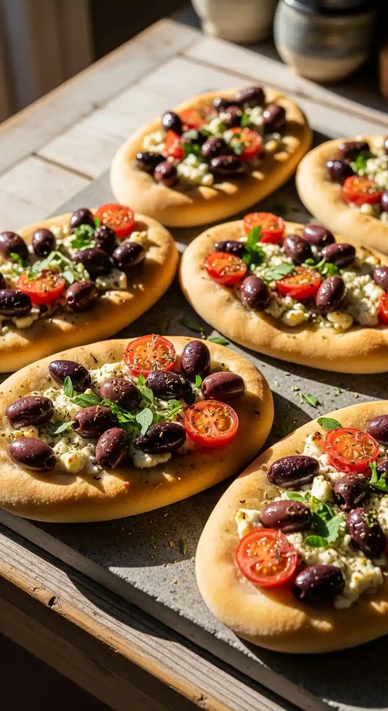 21 Graduation Party Lunch Ideas That Wow Your Crowd 14 10. Mediterranean Flatbreads
