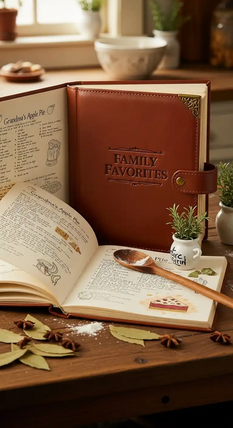 20 Unique Wedding Anniversary Gifts for Parents 14 10. Personalized Recipe Book with Family Favorites