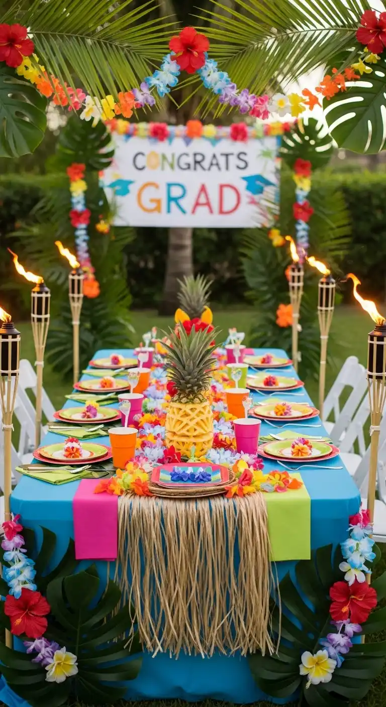 Graduation Party Themes: 15 Fun & Creative Ideas 14 10. Tropical Luau Theme