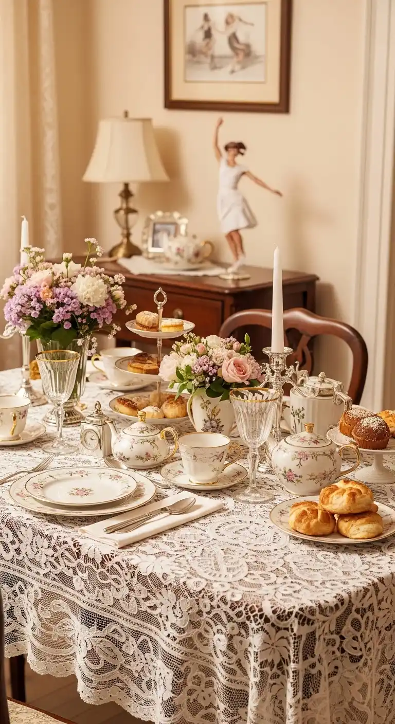 19 Charming Bridal Shower Vintage Theme 15 11. 1940s Tea and Dance Theme