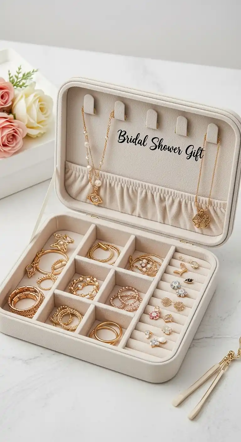 17 Bridal Shower Gifts She’ll Truly Love 15 11. Bridal Keepsake Jewelry Organizer