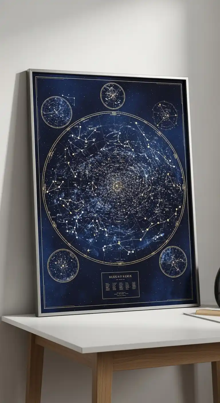 20 Unique Wedding Anniversary Gifts for Parents 15 11. Custom Star Map or Constellation Artwork