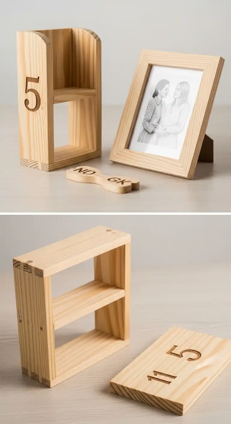 20 Unique 5th Wedding Anniversary Celebration Ideas 15 11. DIY Wooden Craft Project Together