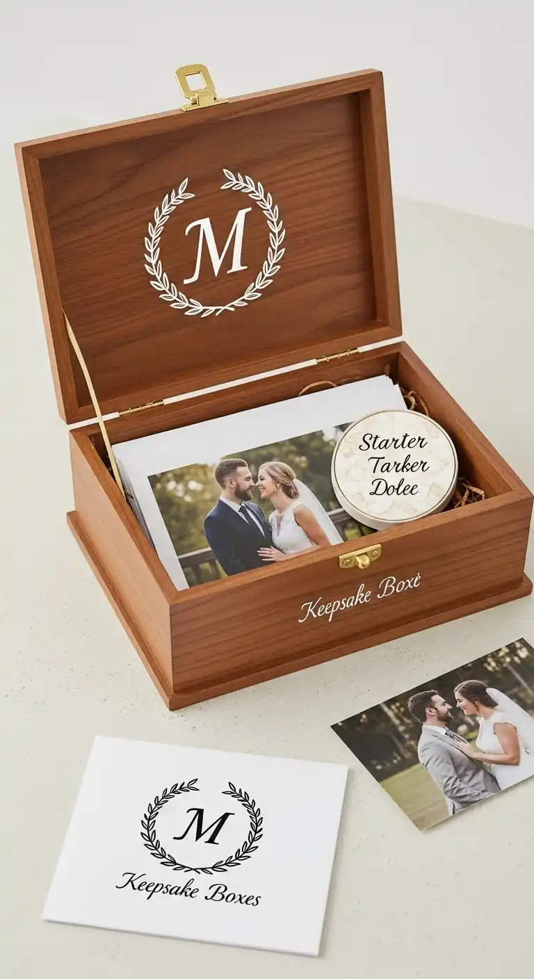 19 Unique Engagement Party Gifts to Impress 15 11. Engraved Keepsake Boxes