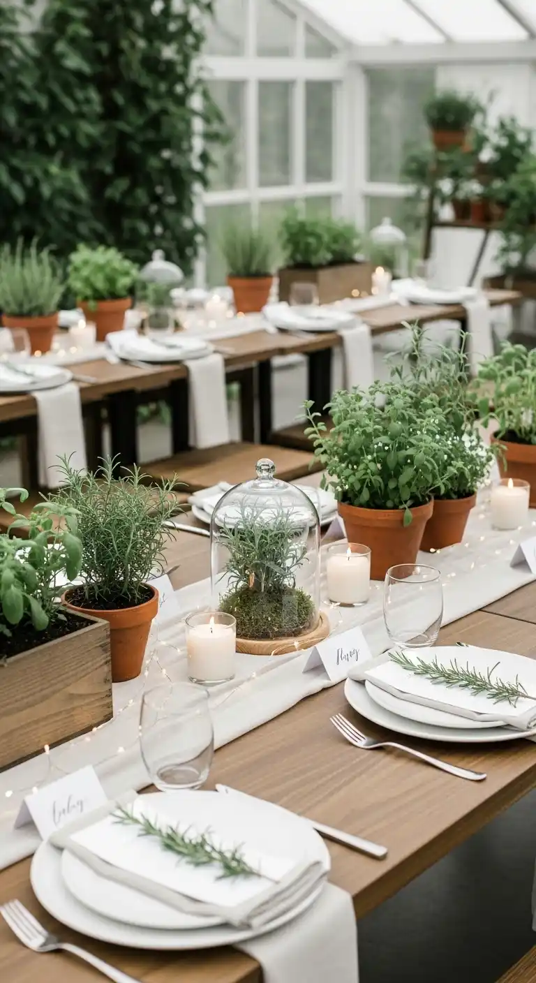 15 Charming Bridal Shower Themes You’ll Adore 15 11. Garden Herb or Greenhouse Bridal Shower Themes