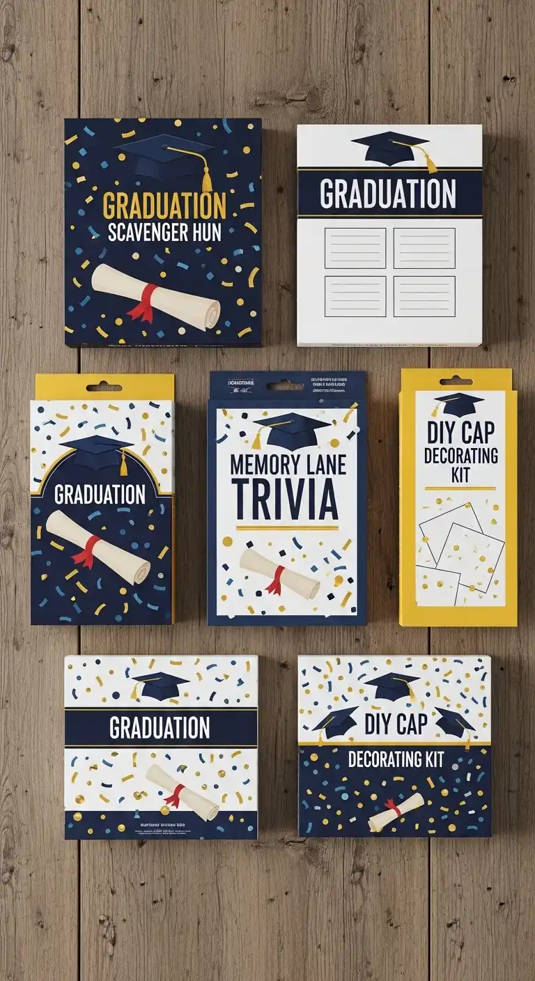 15 Graduation Party Supplies That Make Celebration Easy 15 11. Party Games and Activity Kits