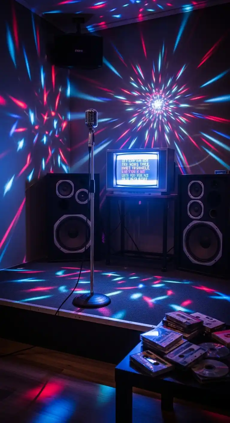 90s Graduation Party Decor That Brings Nostalgia 15 11. Retro Karaoke Fun